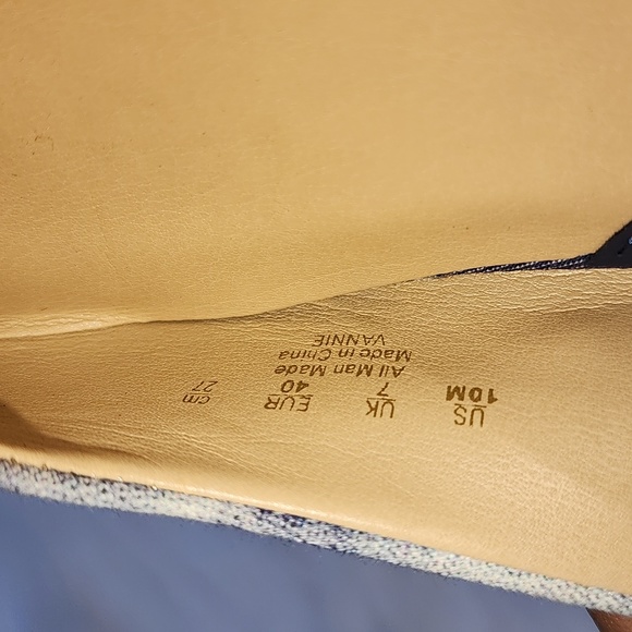 Franco Sarto Blue New Vannie Slingback Pump Square Toe Tie Dye Sandals - Picture 4 of 4